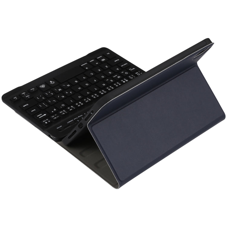 A06S Detachable Lambskin Texture Ultra-thin TPU Backlight Bluetooth Keyboard Leather Tablet Case with Stand For iPad mini 6 / mini 7, A06S