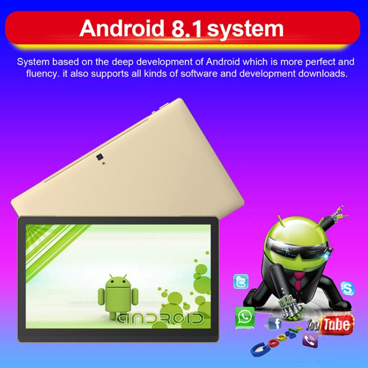 Android 8.1 MTK6797 Deca Core 2.1GHz, Dual SIM, Support GPS, OTG, WiFi, BT