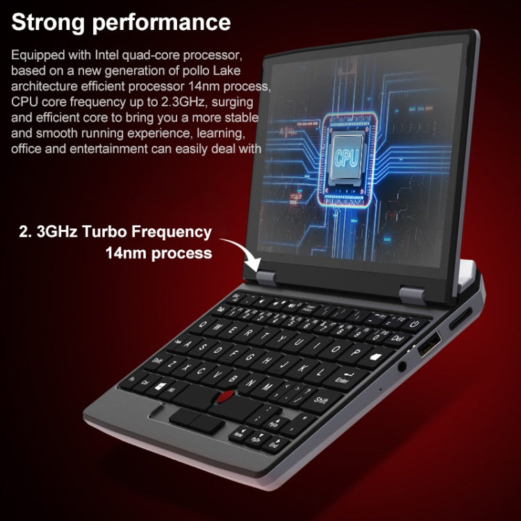 Windows 10 Intel Celeron N4000 Dual Core up to 2.6GHz, Support Dual Band WiFi & BT & TF Card, 12GB+1TB