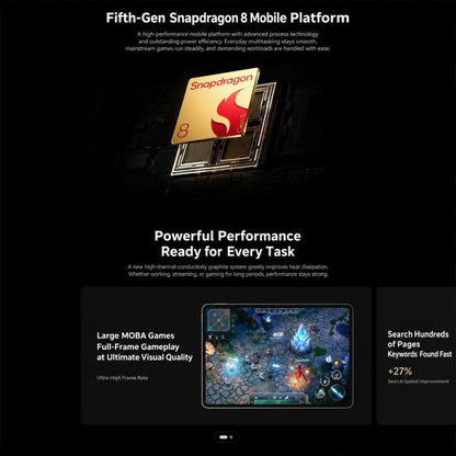 Xiaomi Pad 9 Pro 12.5 inch Soft Light Screen, 12GB+256GB, HyperOS 4.0 Qualcomm Snapdragon 8 Gen5 Octa Core, 12GB+256GB Soft Light