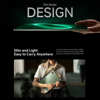 Xiaomi Pad 9 Pro 12.5 inch Soft Light Screen, 12GB+256GB, HyperOS 4.0 Qualcomm Snapdragon 8 Gen5 Octa Core, 12GB+256GB Soft Light