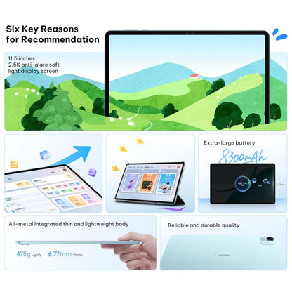 Honor Pad X10 Pro WiFi Tablet PC, 11.5 inch 8GB+256GB MagicOS 9.0 Qualcomm Snapdragon 685 Octa Core, 8GB+256GB
