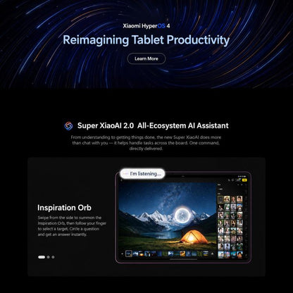 Xiaomi Pad 9 Pro Max 13.3 inch Tablet PC, 12GB+512GB, HyperOS 4, XRING O3 AI Deca Core CPU, 12GB+512GB