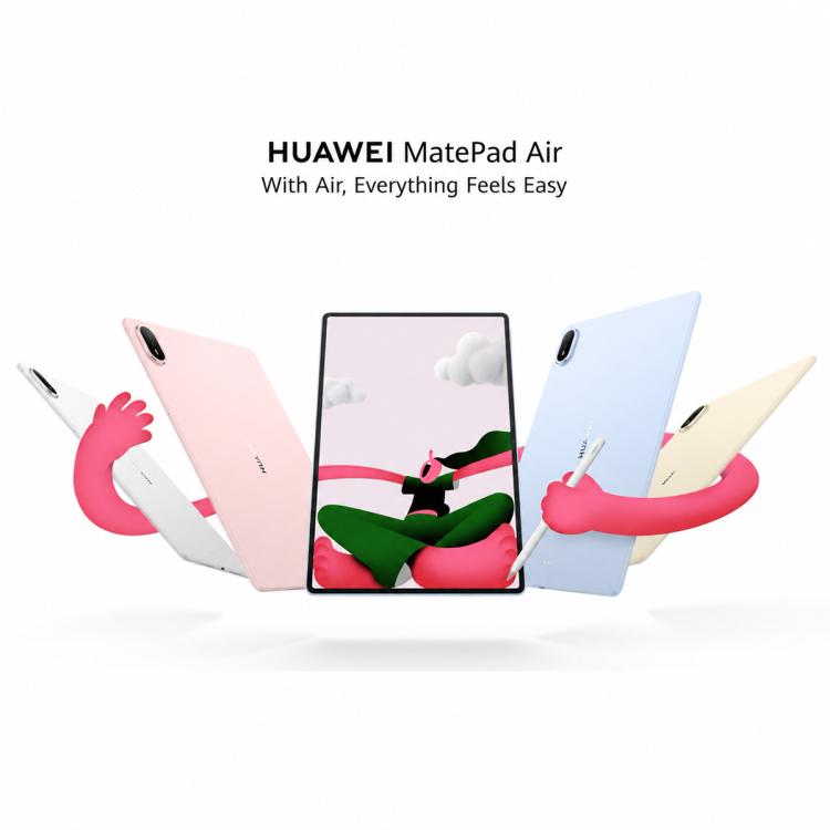 HUAWEI MatePad Air 12 inch 2026 PaperMatte Version, 12GB+256GB, HarmonyOS 6.1 Hisilicon Kirin T93B, Not Support Google Play, PaperMatte 12GB+256GB