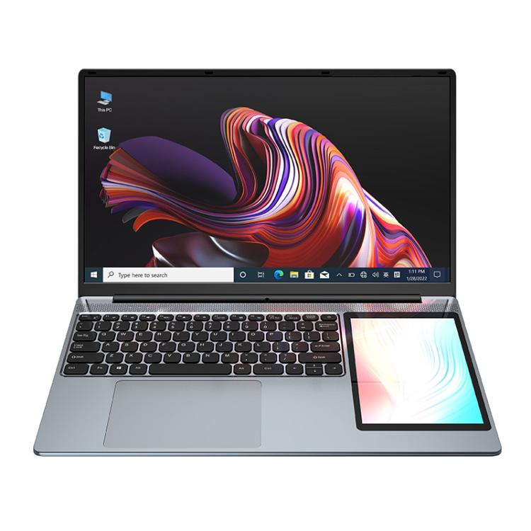 UNIWA ULAP Q15ZR Laptop, 8GB+512GB, 15.6 inch and 7 inch Dual Display Windows 11 Intel Alder Lake N100 Octa Core, AU Plug, 8GB+512GB