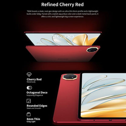 Teclast T60AI WiFi Tablet PC, 6GB+128GB, 12 inch Android 15 Allwinner A733 Octa Core with NPU, T60AI