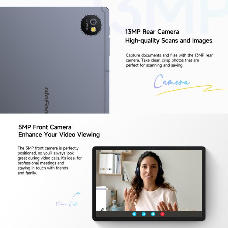 Ulefone Tab A10 Pro Tablet PC, 6GB+128GB, 11 inch Android 14 MediaTek MT8786 Octa Core 4G Network, EU Plug, Tab A10 Pro