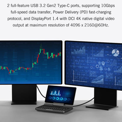 GPD MicroPC 2 Handheld Gaming PC, 16GB+512GB, 7 inch Windows 11 Pro Intel Processor N250, US Plug, WMC2573AU, WMC2573EU, WMC2573UK, WMC2573US