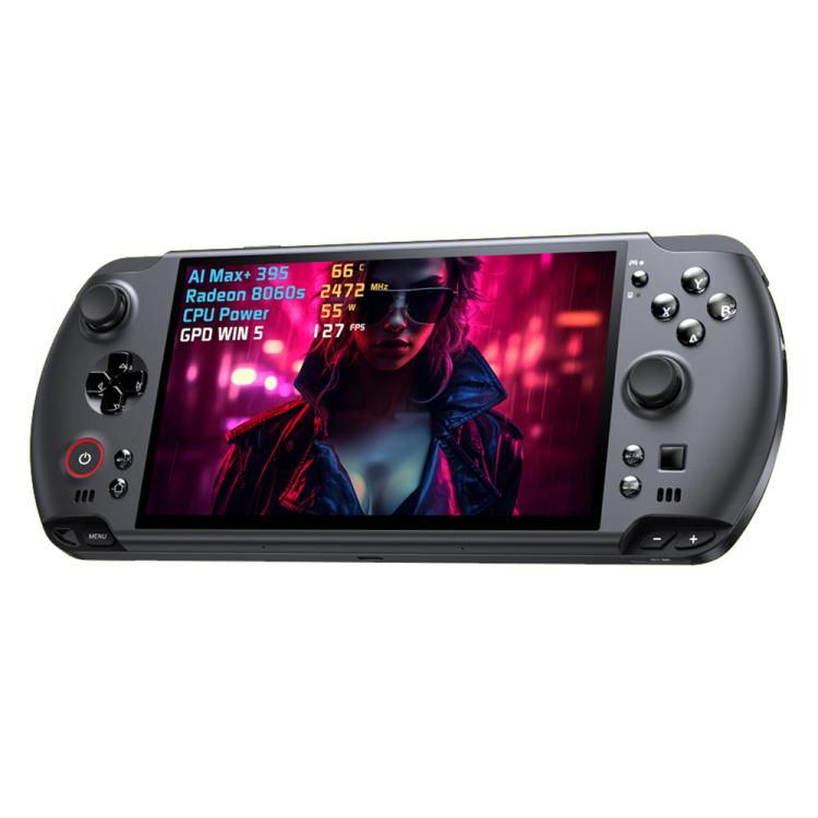 GPD WIN 5 Handheld Game Console, 32GB+1TB, 7 inch Windows 11 OS AMD Ryzen AI Max 385 CPU, EU Plug, Al Max 385 / 32GB+1TB