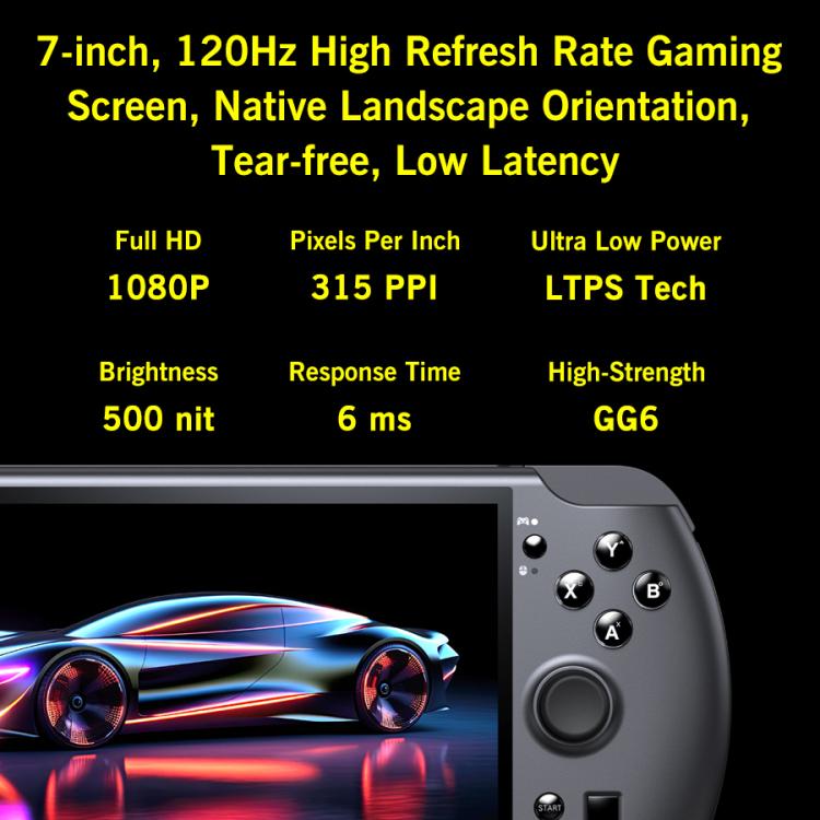 GPD WIN 5 Handheld Game Console, 32GB+1TB, 7 inch Windows 11 OS AMD Ryzen AI Max 385 CPU, EU Plug, Al Max 385 / 32GB+1TB