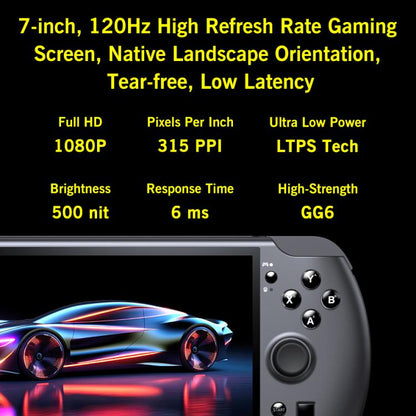 GPD WIN 5 Handheld Game Console, 32GB+1TB, 7 inch Windows 11 OS AMD Ryzen AI Max 385 CPU, EU Plug, Al Max 385 / 32GB+1TB