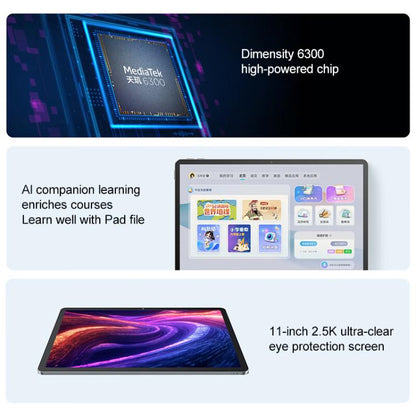 Lenovo Xiaoxin Pad 11 inch WiFi Tablet, 6GB+128GB, Android 15, MediaTek Dimensity 6300 Octa Core, 6GB+128GB WiFi, 6GB+128GB