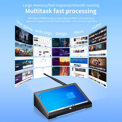 PiPo X9S All-in-One Mini PC, 9.0 inch, 4GB+64GB, Windows 10 Intel Celeron J4105 Quad Core, US Plug, 4GB+64GB