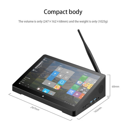 PiPo H10PRO All-in-One Mini PC, 10.1 inch, 16GB+128GB, Windows 11 Intel Alder Lake N100 Quad Core, US Plug, H10PRO 16GB+128GB