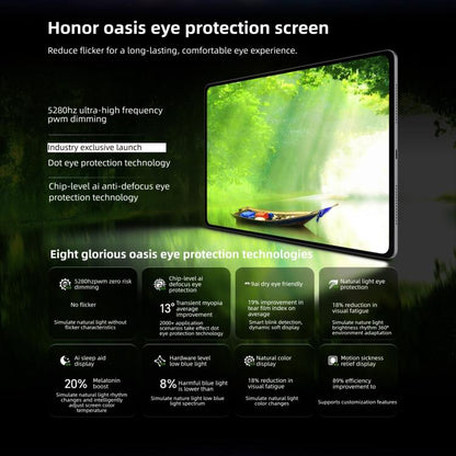 Honor MagicPad3 Pro 12.3 inch WiFi Tablet PC, 8GB+256GB MagicOS 10 Qualcomm Snapdragon 8 Gen5 Octa Core, 8GB+256GB