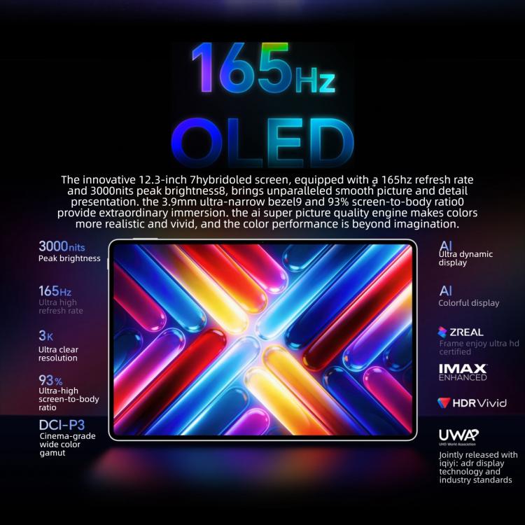 Honor MagicPad3 Pro 12.3 inch WiFi Tablet PC, 12GB+256GB MagicOS 10 Qualcomm Snapdragon 8 Gen5 Octa Core, 12GB+256GB