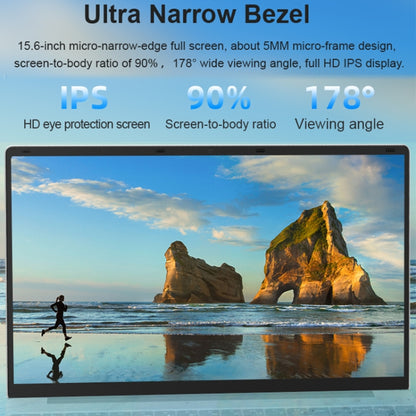 WS07 15.6 inch Ultrathin Laptop, 16GB+256GB, Windows 11 Intel Ice Lake i5-1030NG7 Quad Core, EU Plug (Space Grey), i5-1030NG7 16GB+256GB