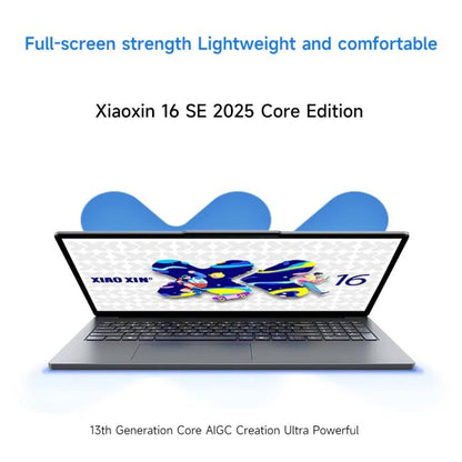 Lenovo XiaoXin 16 SE 2025 Laptop, 16 inch, 16GB+512GB, Windows 11, Intel Core i5-13420H 8-Core, US Plug, XiaoXin 16 SE 2025