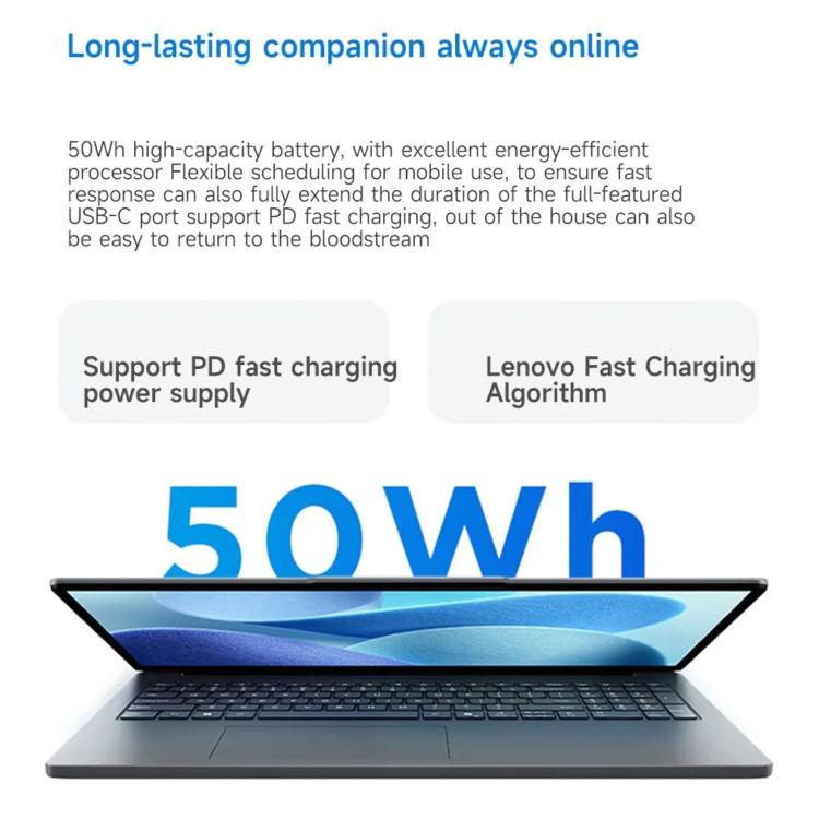 Lenovo XiaoXin 16 SE 2025 Laptop, 16 inch, 16GB+512GB, Windows 11, Intel Core i5-13420H 8-Core, US Plug, XiaoXin 16 SE 2025