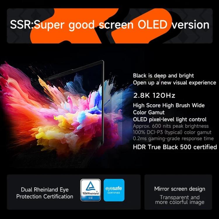 Lenovo XiaoXin Pro 14 2024 Laptop, 14 inch, 32GB+1TB, Windows 11, AMD Ryzen 7 8845H 8-Core, US Plug, XiaoXin Pro 14 2024