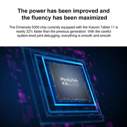 Lenovo Xiaoxin Pad 11 inch 2025 5G Tablet, 8GB+256GB, Android 15, MediaTek Dimensity 6300 Octa Core,US Plug, 8GB+256GB 5G