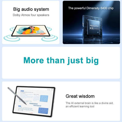 Lenovo Xiaoxin Pad 12.1 inch 2025 WiFi Tablet, 8GB+128GB, MediaTek Dimensity 6400 Octa Core,US Plug, 8GB+128GB