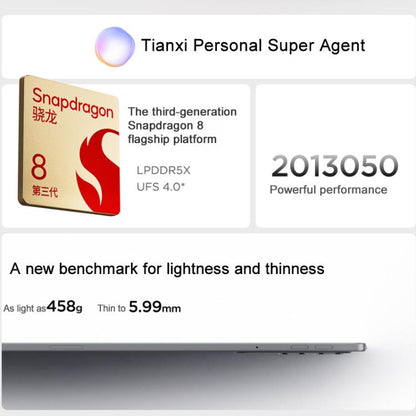 Lenovo Xiaoxin Pad Pro GT 11.1 inch WiFi Tablet, 8GB+256GB, Android OS, Qualcomm Snapdragon 8 Gen3 Octa Core,US Plug, 8GB+256GB