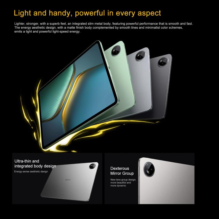 iQOO Pad5 12.1 inch Tablet PC, 12GB+256GB, OriginOS 5 MediaTek Dimensity 9300+ Octa Core, 12GB+256GB