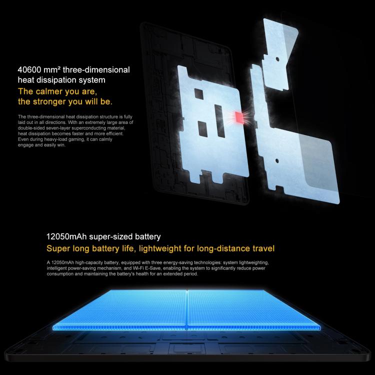 iQOO Pad5 Pro 13 inch Tablet PC, 16GB+512GB, OriginOS 5 MediaTek Dimensity 9400+ Octa Core, 12GB+512GB, 16GB+512GB