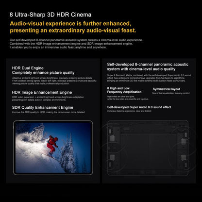 iQOO Pad5 Pro 13 inch Tablet PC, 16GB+512GB, OriginOS 5 MediaTek Dimensity 9400+ Octa Core, 12GB+512GB, 16GB+512GB