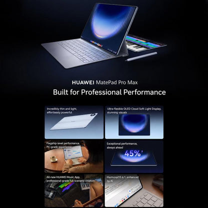 HUAWEI MatePad Pro Max Enjoy Edition 13.2 inch WiFi, 12GB+512GB, HarmonyOS 6.1 Hisilicon Kirin T93, Not Support Google Play, 12GB+512GB Enjoy Ed.