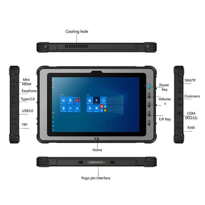 UNIWA WinPad W103 Rugged Tablet PC, 16GB+256GB, 10.1 inch Windows 11 Intel Core i5-1235U, Network: 4G, AU Plug, WinPad W103 i5-1235U