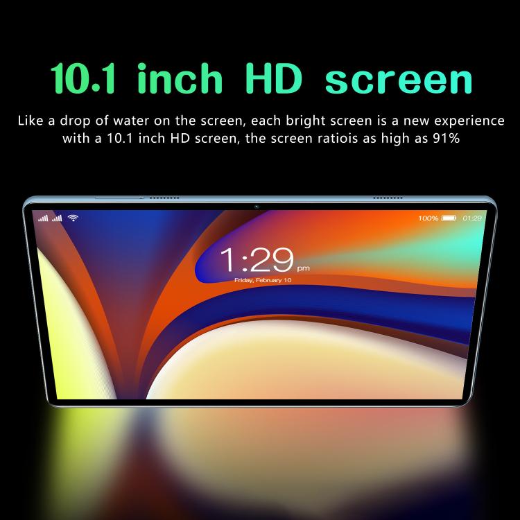BDF P70 10.1 inch 4G LTE Tablet PC, 4GB+64GB, Android 10 MTK6750 Octa Core, Support Dual SIM, UK Plug, 6GB+128GB, UK Plug