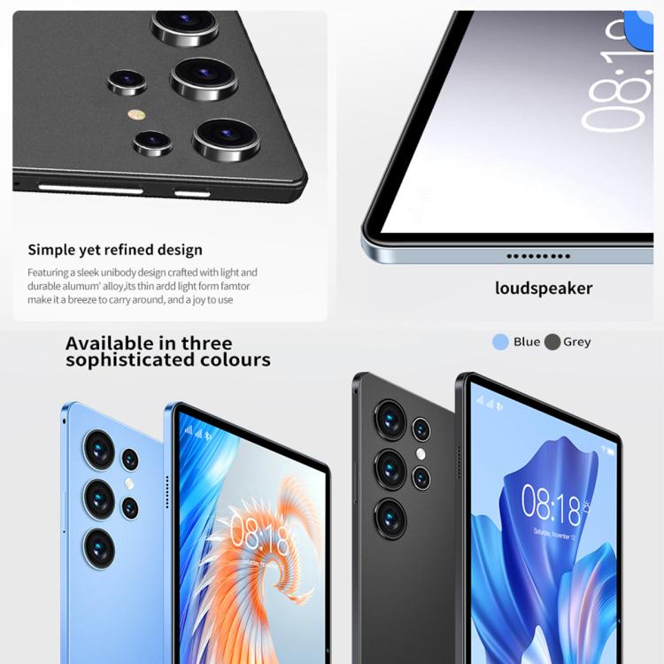 BDF H39 10.1 inch 4G LTE Tablet PC, 4GB+64GB, Android 10 MTK6750 Octa Core, Support Dual SIM, EU Plug, 6GB+128GB, EU Plug