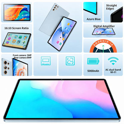 BDF H39 10.1 inch 4G LTE Tablet PC, 4GB+64GB, Android 10 MTK6750 Octa Core, Support Dual SIM, UK Plug, 6GB+128GB, UK Plug