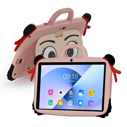 BDF 7 inch WiFi Kids Tablet PC with Nezha Silicone Case, 2GB+32GB, Android 8.1 MTK6735 Quad Core CPU, US Plug, 4GB+64GB