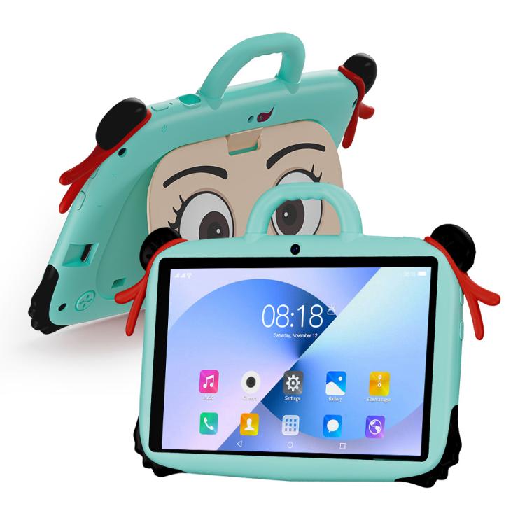 BDF 7 inch WiFi Kids Tablet PC with Nezha Silicone Case, 2GB+32GB, Android 8.1 MTK6735 Quad Core CPU, US Plug, 4GB+64GB