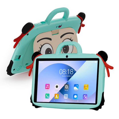 BDF 7 inch WiFi Kids Tablet PC with Nezha Silicone Case, 2GB+32GB, Android 8.1 MTK6735 Quad Core CPU, US Plug, 4GB+64GB
