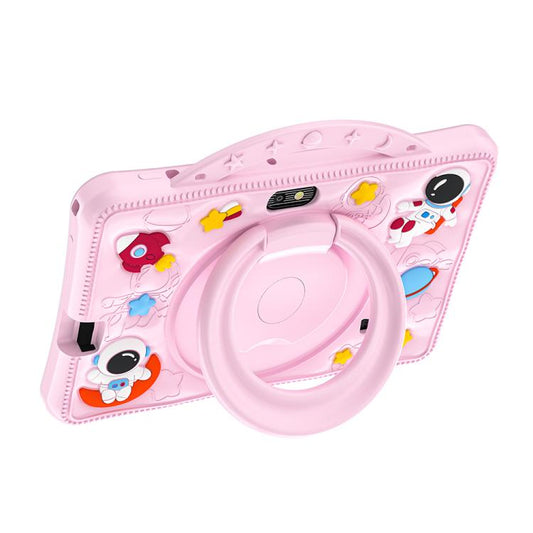 BDF 7 inch WiFi Kids Tablet PC with Portable Astronaut Silicone Case, 1GB+16GB, Android 8.1 MTK6735 Quad Core CPU, US Plug, 3GB+32GB