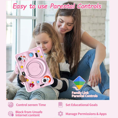 7 inch WiFi Kids Tablet PC with Portable Astronaut Silicone Case, 1GB+16GB, Android 8.0 MTK6735 Quad Core CPU, AU Plug, AU Plug