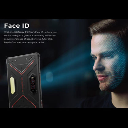 HOTWAV Tab R9 Plus IP68/IP69K Rugged Tablet, 8GB+512GB, 11 inch Android 14 Unisoc T7280 Octa Core 4G Network, Global Version with Google Play, EU Plug, Tab R9 Plus