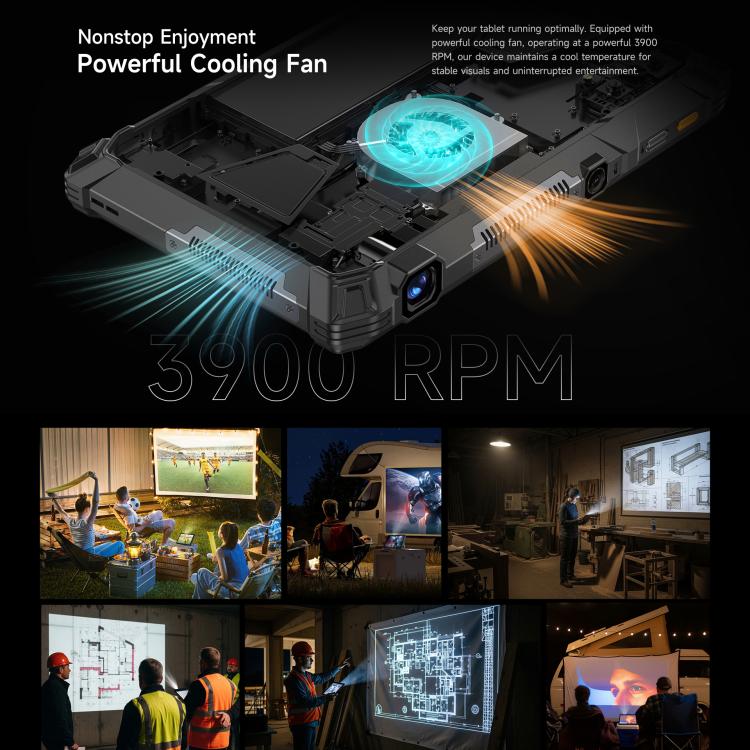 Ulefone Armor Pad 5 Ultra Rugged Tablet PC, 12GB+512GB, 11 inch Android 15 MediaTek Dimensity 7400X Octa Core 5G Network, EU Plug, Armor Pad 5 Ultra