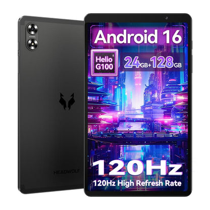 HEADWOLF Fpad6 SE 8.7 inch 4G LTE Tablet PC, 4GB+128GB, Android 16 MT8781 Octa Core Support Dual SIM, Global Version with Google Play, Fpad6 SE