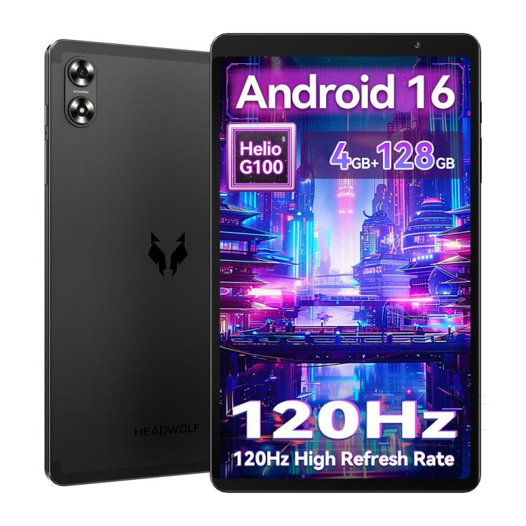 HEADWOLF Fpad6 SE 8.7 inch 4G LTE Tablet PC, 4GB+128GB, Android 16 MT8781 Octa Core Support Dual SIM, Global Version with Google Play, Fpad6 SE
