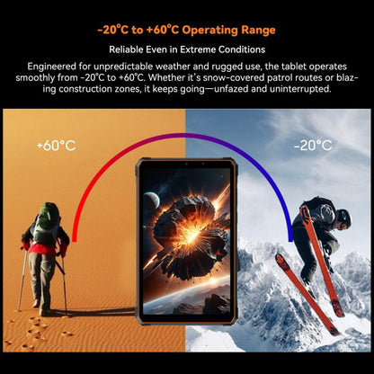 Blackview Active 5 Tablet durci 4G, 8 Go + 128 Go, 8,68 pouces Android 14 Unisoc UMS9230E T615 Octa Core, version globale avec Google Play, Active 5
