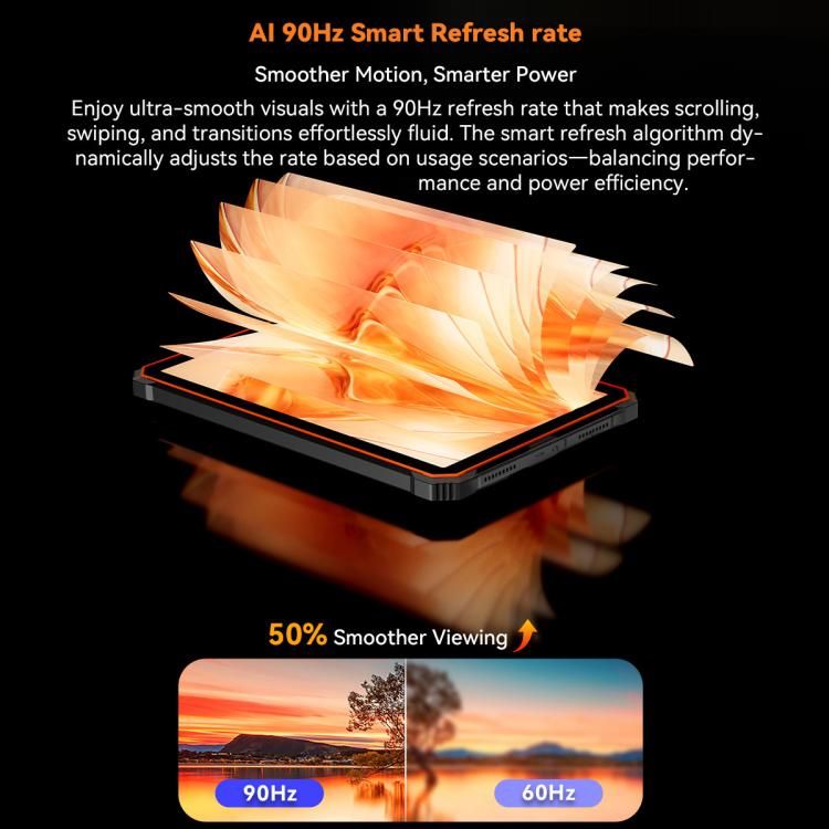 Blackview Active 5 Tablet durci 4G, 8 Go + 128 Go, 8,68 pouces Android 14 Unisoc UMS9230E T615 Octa Core, version globale avec Google Play, Active 5