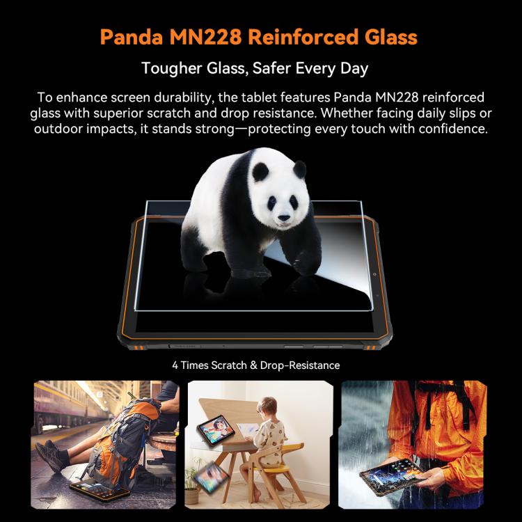 Blackview Active 5 4G Rugged Tablet, 8GB+128GB, 8.68 inch Android 14 Unisoc UMS9230E T615 Octa Core, Global Version with Google Play, Active 5