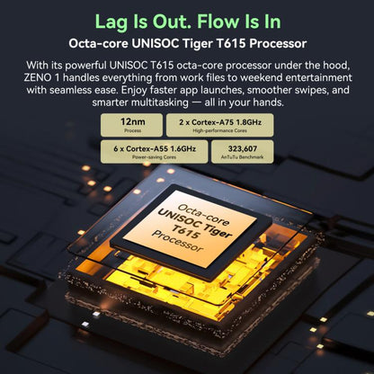 Blackview ZENO 1 Tablet PC, 6GB+256GB, 8 inch Android 15 Unisoc Tiger T615 Octa Core, Network: 4G, Global Version with Google Play, 6GB+256GB