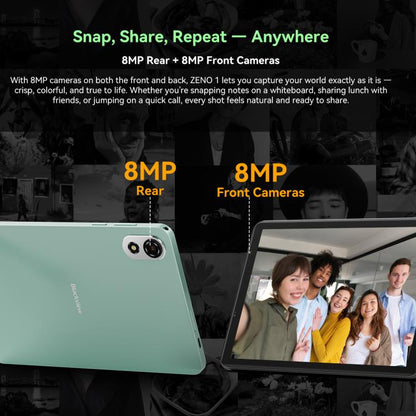 Blackview ZENO 1 Tablet PC, 6GB+256GB, 8 inch Android 15 Unisoc Tiger T615 Octa Core, Network: 4G, Global Version with Google Play, 6GB+256GB