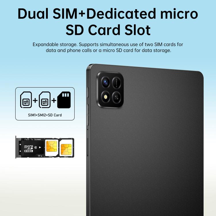 Pad 7 Pro 10.1 inch 4G LTE Tablet PC, 4GB+32GB, Android 10 MTK6755 Octa Core, UK Plug